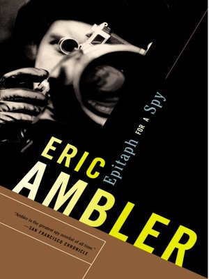 Epitaph for a Spy - ebook